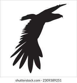 eagle illustration symbol. eagle silhouette. eagle flying, black eagle image 