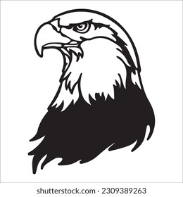eagle illustration symbol. eagle silhouette. eagle flying, black eagle image 