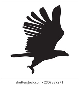 eagle illustration symbol. eagle silhouette. eagle flying, black eagle image 