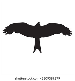 eagle illustration symbol. eagle silhouette. eagle flying, black eagle image 