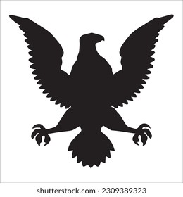 eagle illustration symbol. eagle silhouette. eagle flying, black eagle image 