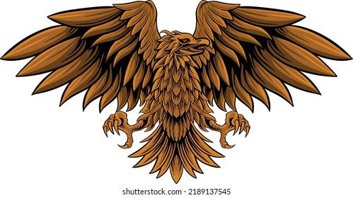 eagle illustration vector design that you can make as an icon element or logo