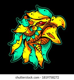 eagle illustration vector for t-shirt, mascot