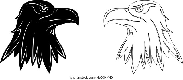 eagle isolated on white