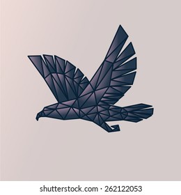 Eagle isolated, vector illustration