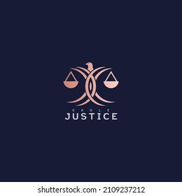 Eagle Justice Logo Design Template