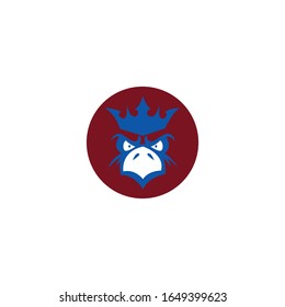 mascota del logo del vector del águila