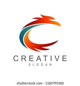 Eagle Letter C Logo 