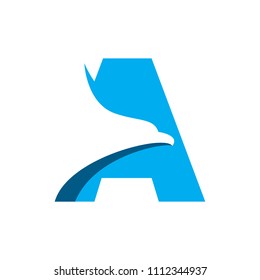 eagle letter A logo