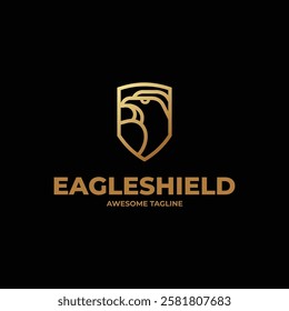 Eagle Line Art Logo Template