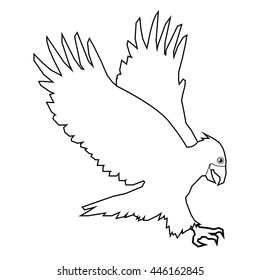 eagle line icon