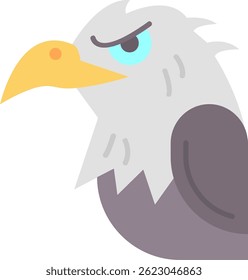 Diseño de ícono de Vector de línea Eagle