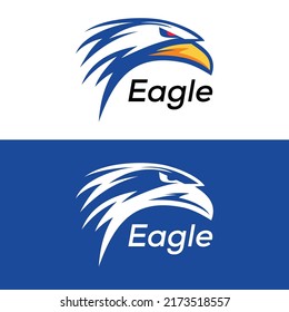 Logotipo del águila , plantilla de diseño del logotipo del águila abstracta, vector del logotipo del águila