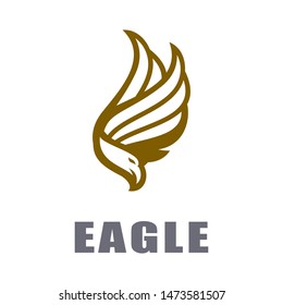 Eagle Logo abstract design vector template