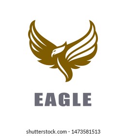 Eagle Logo abstract design vector template