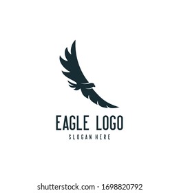 Eagle logo - Abstract Illustration of the Eagle logo design template, Falcon Logo Vector