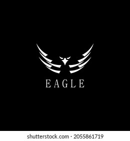 eagle logo. animal bird icon logo. vector illustration template logo design 