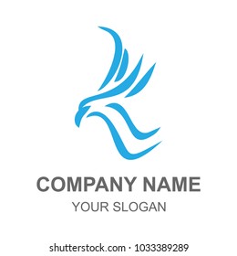 eagle logo art animal vector