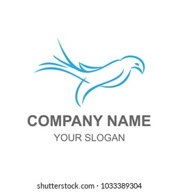 eagle logo art animal vector