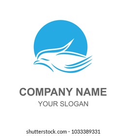 eagle logo art animal vector