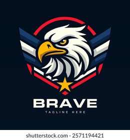 eagle logo badges emblem design