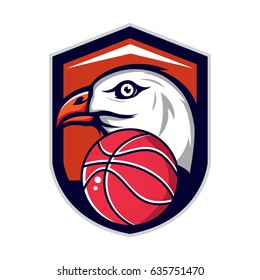 Eagle logo for a basketball team