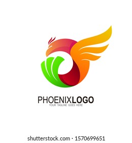 Eagle logo, Bird logo with circle design template, eagle icon , wing and bird logo 