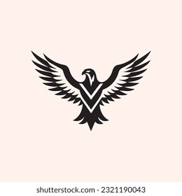 Eagle Logo, Bird icon, Hawk logo, Vector logo