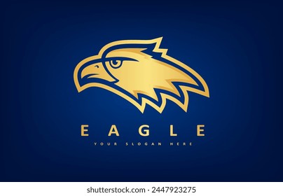 Eagle logo bird vector. Animal design.