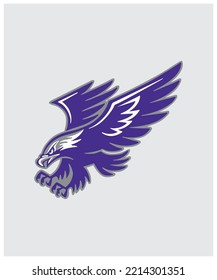 EAGLE LOGO BIRD WINGS FLYING