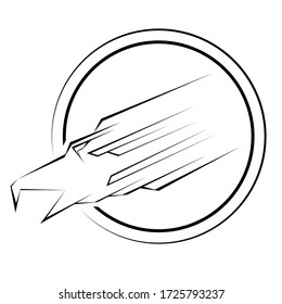 Eagle logo black and white colors