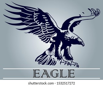 eagle logo black eagle wild