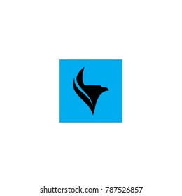 eagle logo in a circle