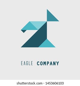 eagle logo for company, animal design