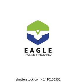 Eagle logo concept inspiration design vector template