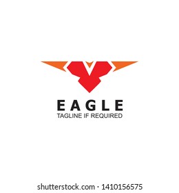 Eagle logo concept inspiration design vector template