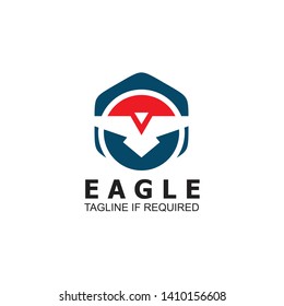 Eagle logo concept inspiration design vector template