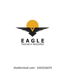 Eagle logo concept inspiration design vector template