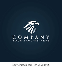 Eagle logo, Creative and modern eagle head ogo design