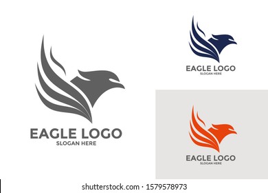 Eagle logo Design, Abstract Eagle logo design template, Eagle Logo Vector