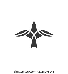 Eagle Logo design. Bird Falcon Logotype icon vector