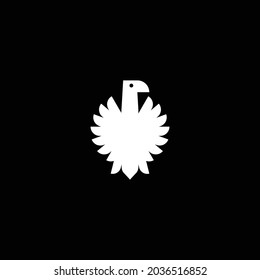 Eagle Logo Design Concept, Mimimal Illustrated Vector Design