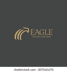 Eagle logo design concept. Vector illustration