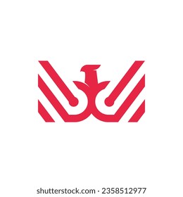 Eagle logo design element vector with creative concept