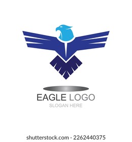 Eagle Logo design. Fly Eagle Logo design vector inspiration
