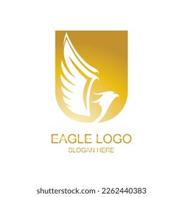 Eagle Logo design. Fly Eagle Logo design vector inspiration
