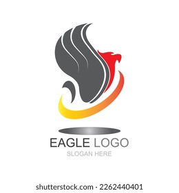 Eagle Logo design. Fly Eagle Logo design vector inspiration
