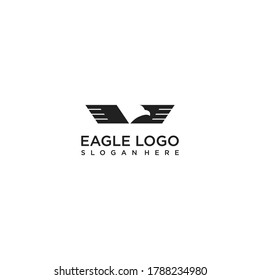Eagle logo design graphic vector illustration