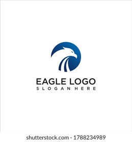 Ilustración vectorial de diseño de logotipo de águila