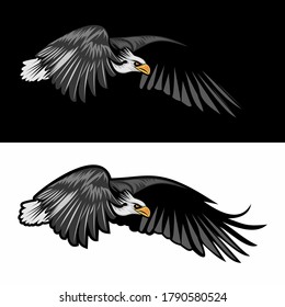 EAGLE LOGO DESIGN ICON ILLUSTRATION VECTOR